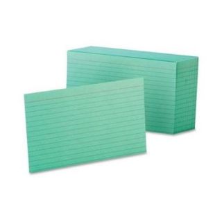 Oxford Colored Ruled Index Cards OXF7421GRE