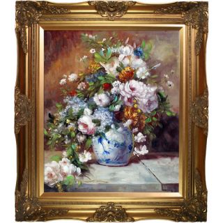 Renoir Grande Vase Di Fiori Canvas Art by Tori Home