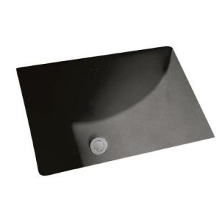 American Standard Studio Rectangular Undermount Bathroom Sink in Black 0618.000.178