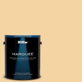 BEHR MARQUEE 1 gal. #340C 3 Pismo Dunes Satin Enamel Exterior Paint 945401