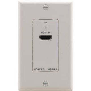 Kramer WP 571 Active 1 Gang Wall Plate HDMI over WP 571(W)