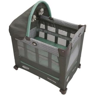 Graco Travel Lite Portable Crib with Stages, Manor