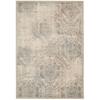 Nourison Graphic Illusions Ivory 5 ft. 3 in. x 7 ft. 5 in. Area Rug 130778