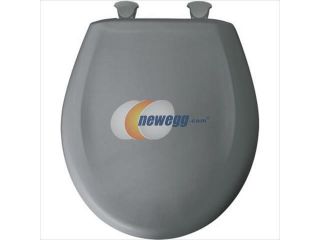 Church Seat 200SLOWT 302 Round Closed Front Toilet Seat in Classic Grey