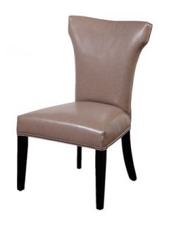 Nelson Shaped Nailhead Parsons Dining Chair by Bassett Mirror
