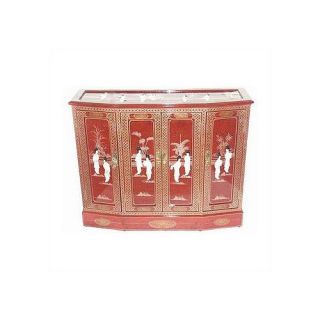 Asian Eight Ladies Sideboard