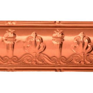 27 in. Superior Tin Molding in Vintage Bronze (2 Pack) 194 09