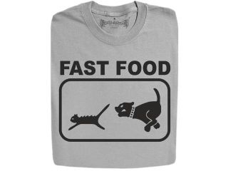 Stabilitees Funny Printed  Fast Food  Mens T Shirts