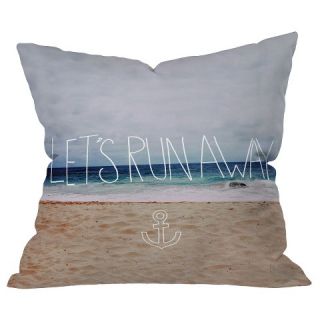 DENY Designs Lets Run Away III Throw Pillow