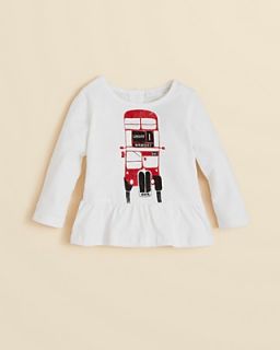 Burberry Infant Girls' Mini Temira Peplum Hem Shirt   Sizes 6 18 Months