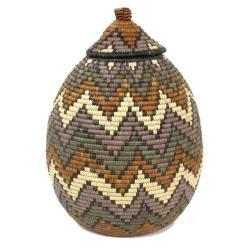 Ukhamba Zig Zag Beer Basket (South Africa)  ™ Shopping