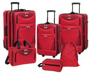 Travelers Club Sky View Collection 6 Piece Luggage Set   Luggage Sets