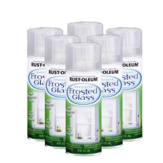 Rust Oleum Specialty 12 oz. Flat Frosted Glass Spray Paint (6 Pack) DISCONTINUED 182510