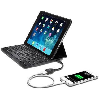 KeyFolio Thin X3 iPad Air Keyboard Case with Powerlift Battery Charge