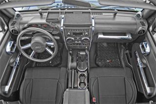 2007 2010 Jeep Wrangler Molded Dash Kits   Rugged Ridge 11151.90   Rugged Ridge Interior Trim & Dash Kits