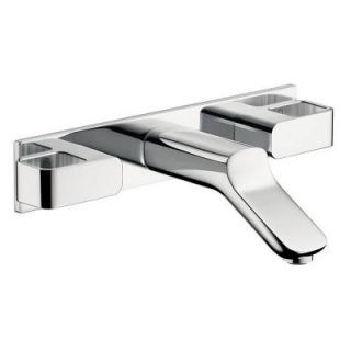 Hansgrohe Axor Urquiola 2 Handle Wall Mount Bathroom Faucet in Chrome 11043001