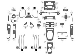 2012 2016 Chevy Camaro Wood Dash Kits   B&I WD964C DCF   B&I Dash Kits