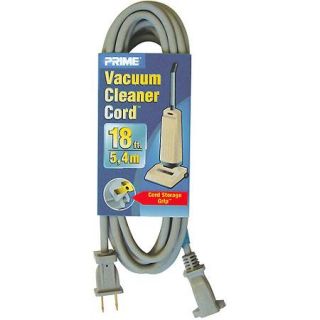 Prime Wire 18 Foot 18/2 SVT Vacuum Cleaner Cord, Gray