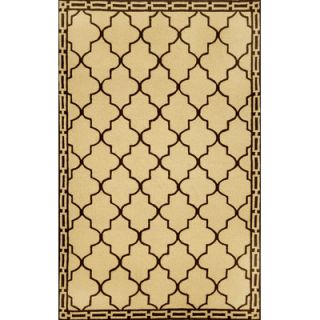 Trans Ocean Ravella Floor Tile Wheat Indoor/Outdoor Rug