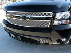 2007 2014 Chevy Suburban Mesh Grilles   GrillCraft CHE1508SW   GrillCraft SW Series Stainless Steel Mesh Grilles