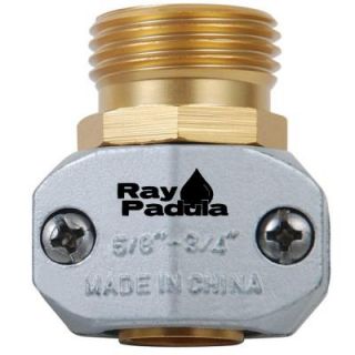 Ray Padula 5/8 in.   3/4 in. Industrial Metal Male Thread Garden Hose Repair RP RIMR 3