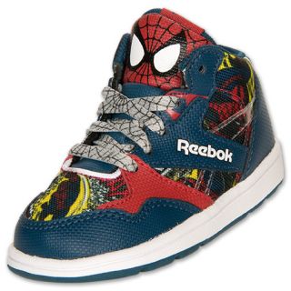 Boys Toddler Reebok Spiderman Canvas Casual Shoes   V44421 BRY