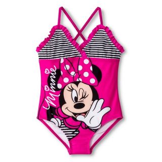 Disney® Toddler Girls Minnie Mouse One Piece Swimsuit