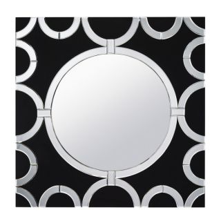 Kichler Lighting Braxton Collection Matte Black Decorative Wall Mirror