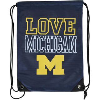 Michigan Wolverines Womens Love Drawstring Backpack