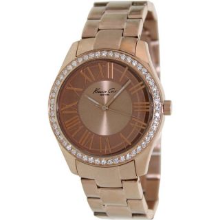 Kenneth Cole Womens Rose Gold Steel and Rose Gold Dial Quartz Watch