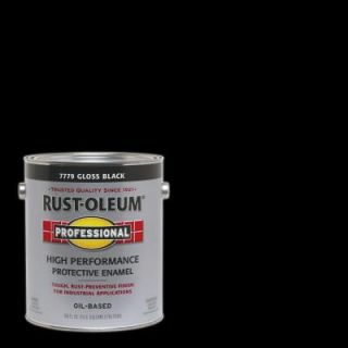 Rust Oleum Professional 1 gal. Black Gloss Protective Enamel (Case of 2) 7779402