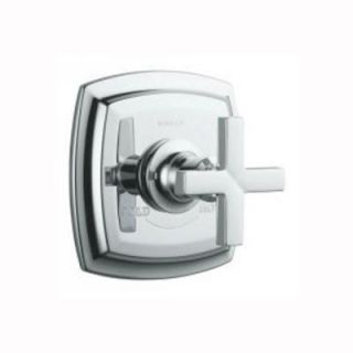 KOHLER Margaux 1 Handle Thermostatic Valve Trim Kit in Vibrant Polished Nickel with Cross Handle (Valve Not Included) K T16239 3 SN