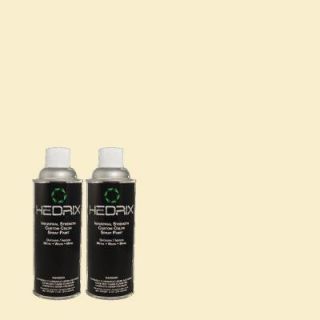 Hedrix 11 oz. Match of 360C 1 Clear Yellow Flat Custom Spray Paint (2 Pack) F02 360C 1