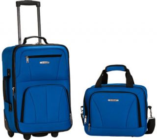 Rockland 2 Piece Luggage Set F102   Blue