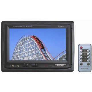 Pyle Plhr76 7" Widescreen Tft/lcd Video Monitor W/headrest Shroud