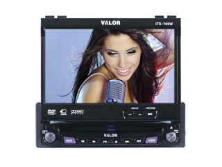 VALOR In Dash DVD Receiver W/Fully Motorized 7" Touch Screen 