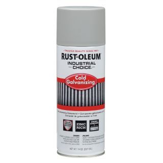 RUST OLEUM Zinc Galvanizing Spray Paint, Flat Finish, 14 oz.   Spray Paints   6KP26|1685830