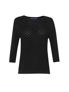 French Connection Audrey Knits Round Neck Jumper Black