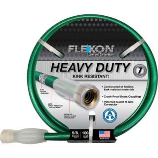 Flexon 100' Heavy Duty Green Garden Hose