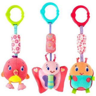 Bright Starts Pretty In Pink Chime Along Friends   Owl