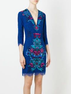Matthew Williamson Floral Lace Overlay Dress