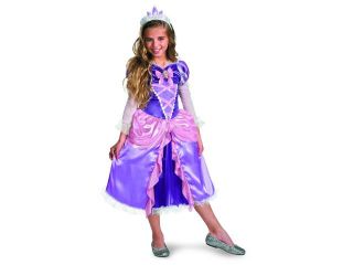 Girls Deluxe Shimmer Disneys Tangled Rapunzel Costume 