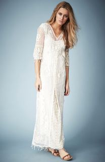 Kate Moss for Topshop Crochet Lace Maxi Dress (Online Only)
