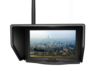 LILLIPUT 7" 329/W TFT LCD Widescreen FPV Monitor single 5.8Ghz AV receivers 4 bands and total 31 channels for Fat Shark ,DJI 5.8GHz FPV Aerial Flying Wireless Camera with F970+LP E6 PLATE 