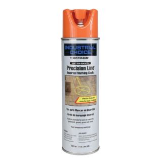 Rust Oleum Industrial Choice Marking Orange Chalky Fade Resistant Spray Paint (Actual Net Contents 17 oz)