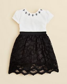 DKNY Infant Girls' Lace Overlay Dress   Sizes 12 24 Months