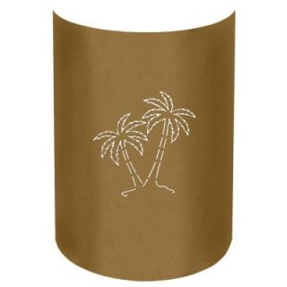 Filament Design Aspen 1 Light Outdoor Caramel Brown Palm Tree Wall Sconce PT CB 032