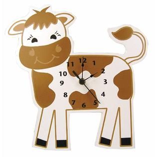 Trend Lab WALL CLOCK COW   Baby   Baby Decor   Wall Decor