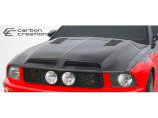 Carbon Creations Carbon Fiber  Ford Mustang  GT500 Hood   1 Piece > 2005 2009 