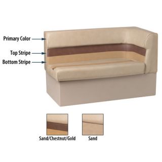Toonmate Deluxe Pontoon Corner Couch w/Classic Base(no toe kick) Left ...